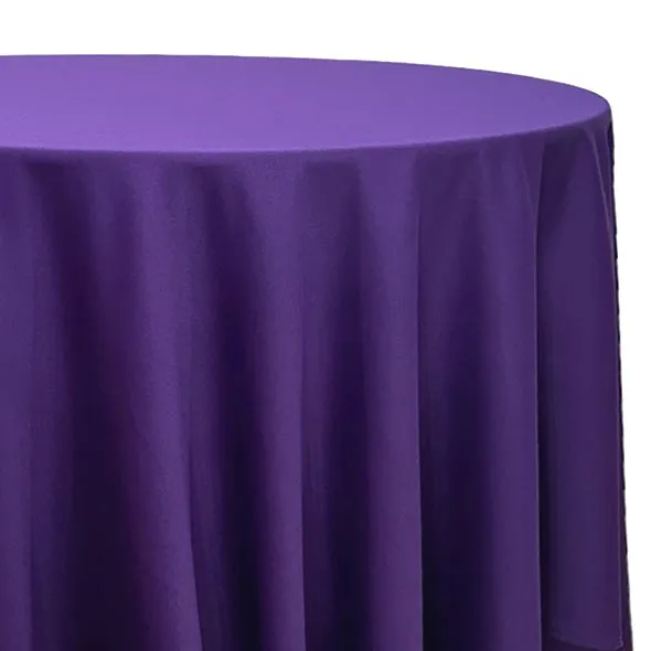 1pc - Scuba (Wrinkle-Free) Table Linen 85"x85" Square - Purple 1258