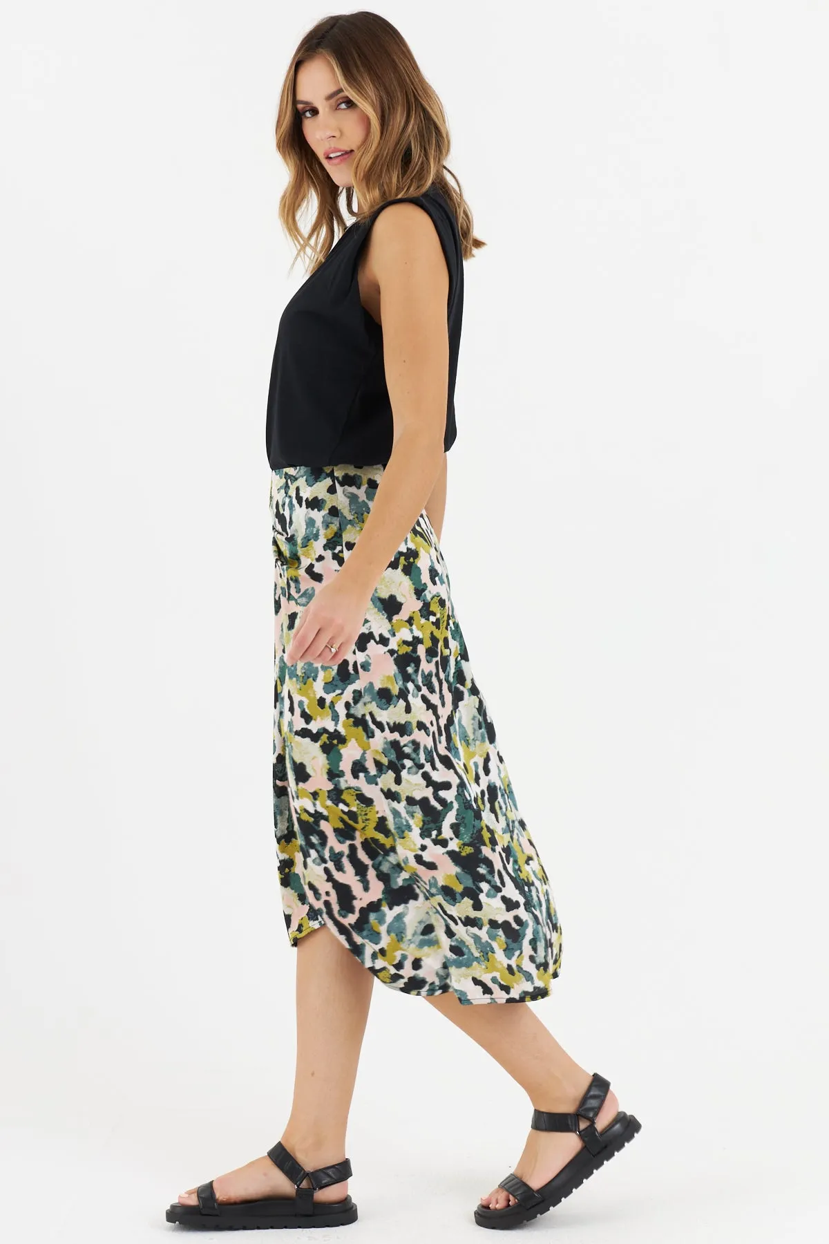 Baba Midi Skirt (Green)