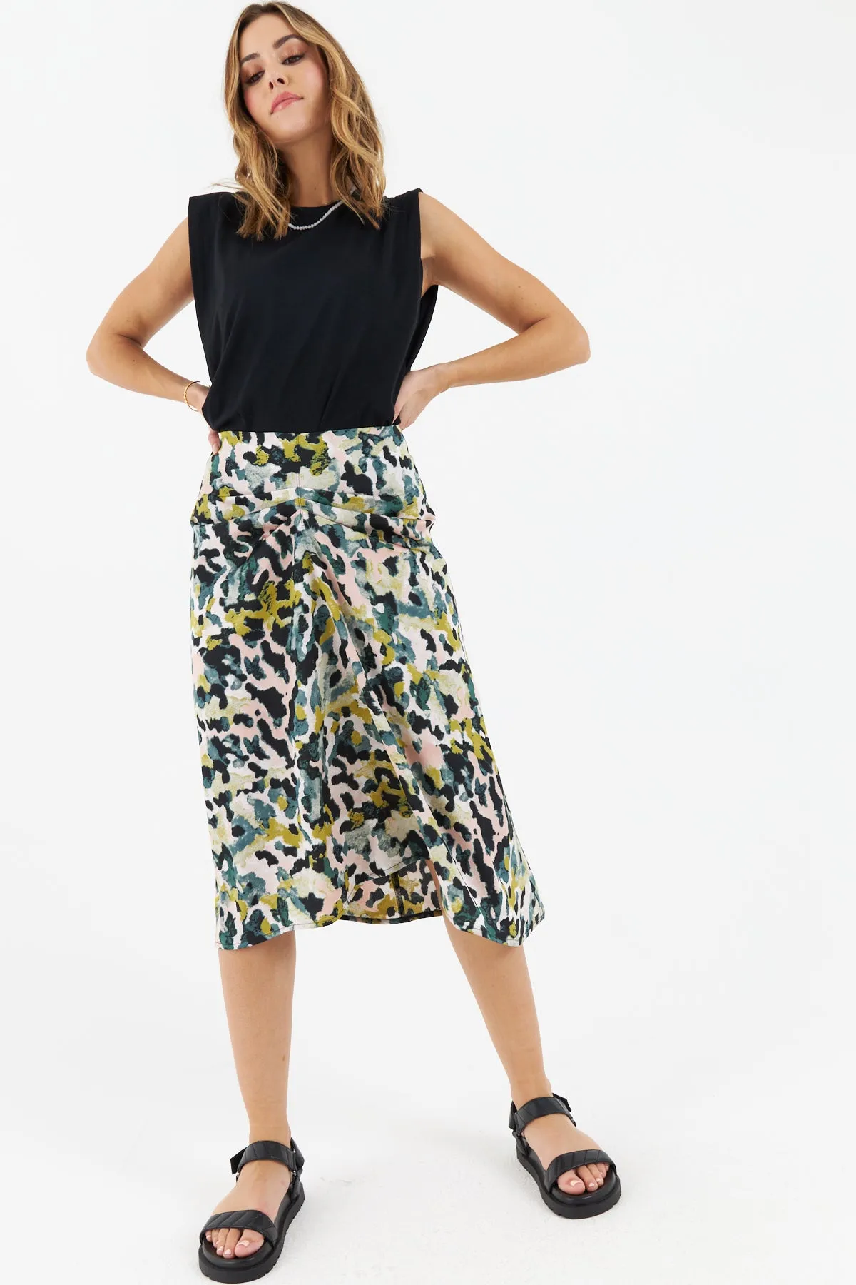 Baba Midi Skirt (Green)