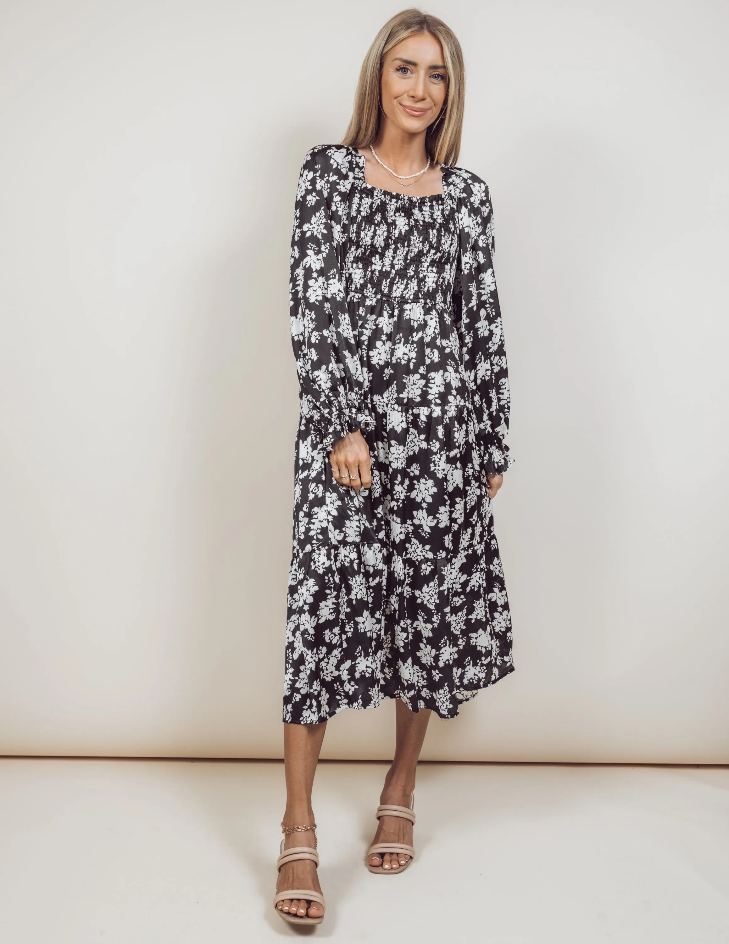 Brinley Floral Midi Dress