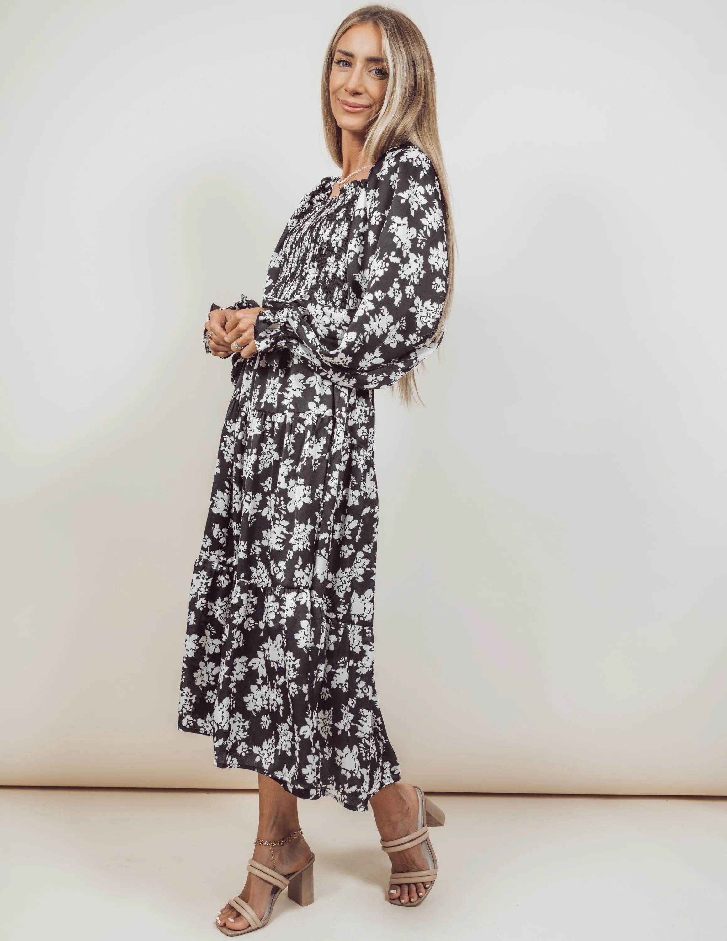 Brinley Floral Midi Dress