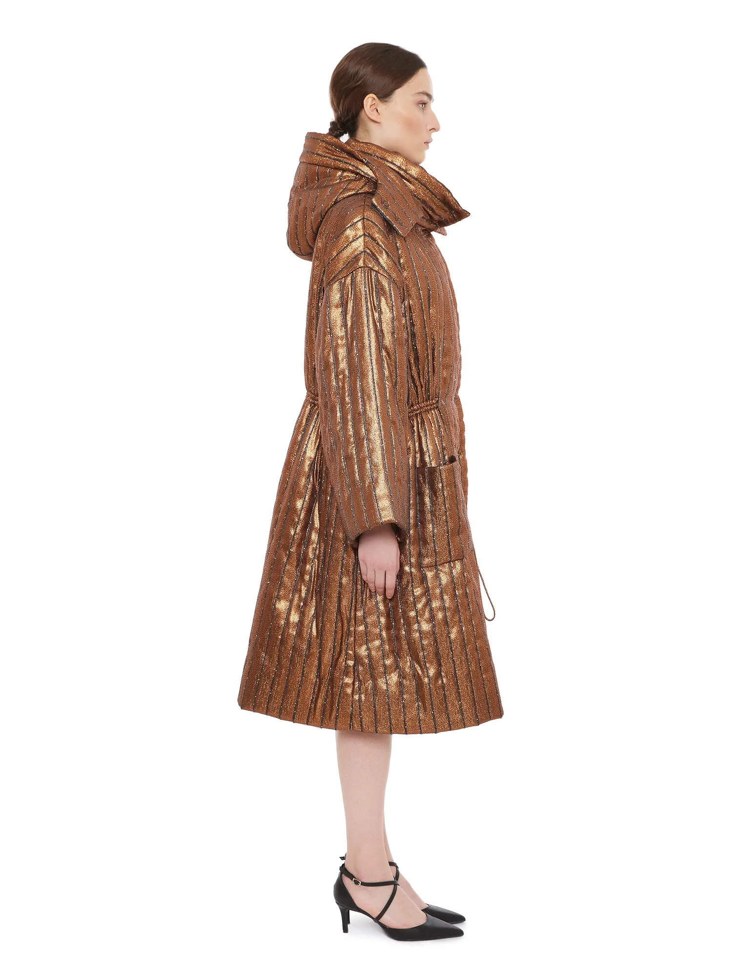 Bronze Puffer Coat