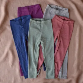 Child's Leggings in Wool/Silk (1-14y)