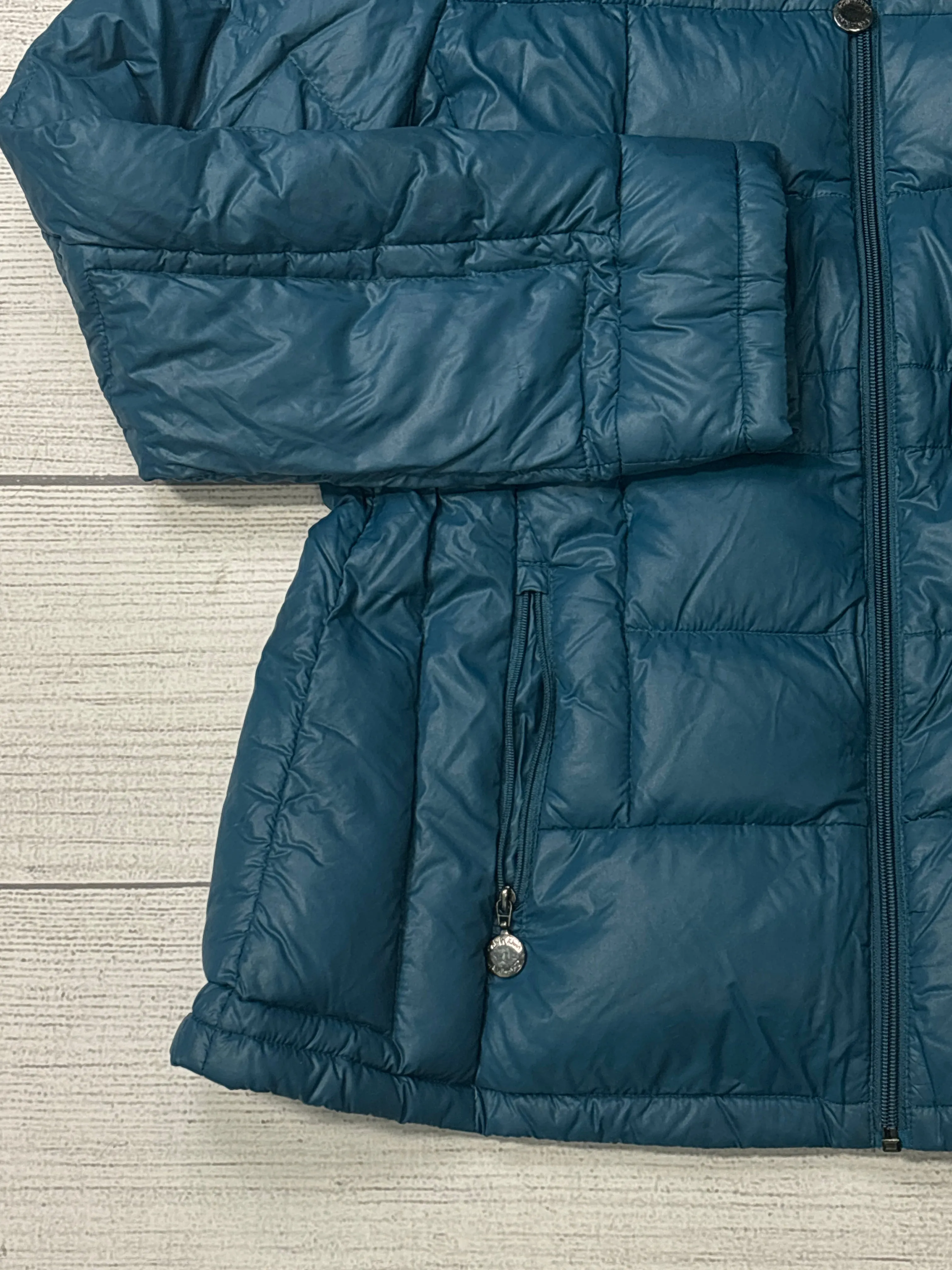 Coat Puffer & Quilted By Calvin Klein In Blue, Size: M