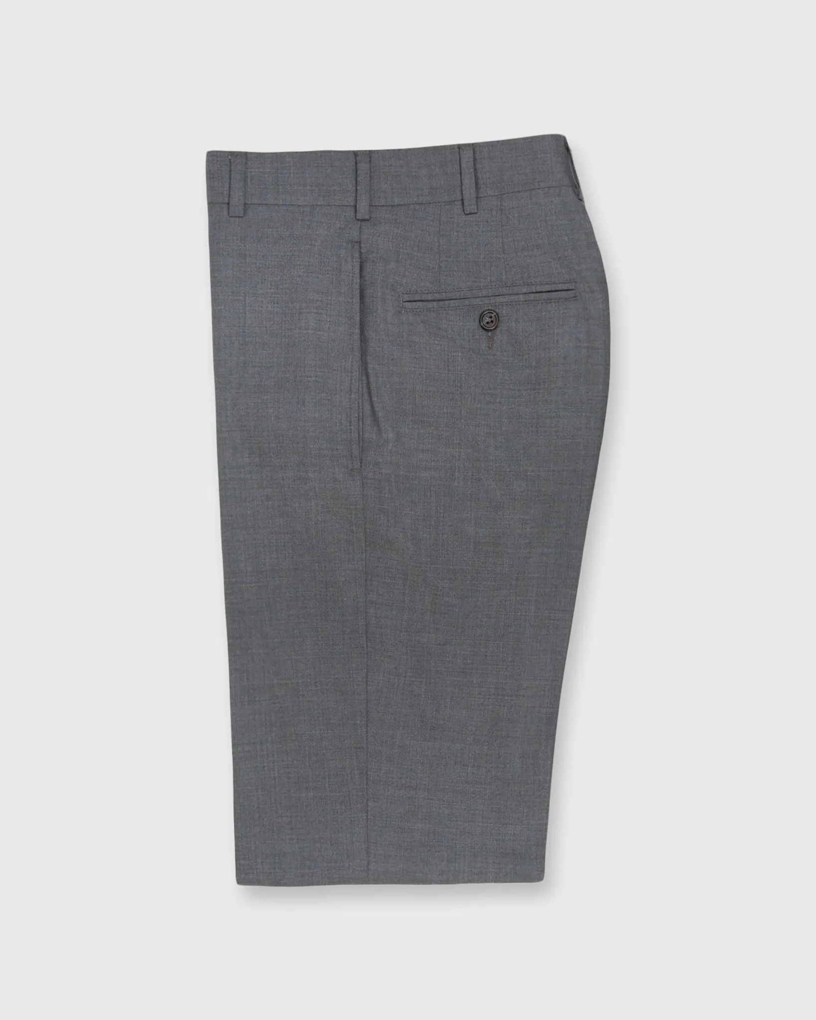 Dress Trouser in Mid-Grey Lightweight Twill