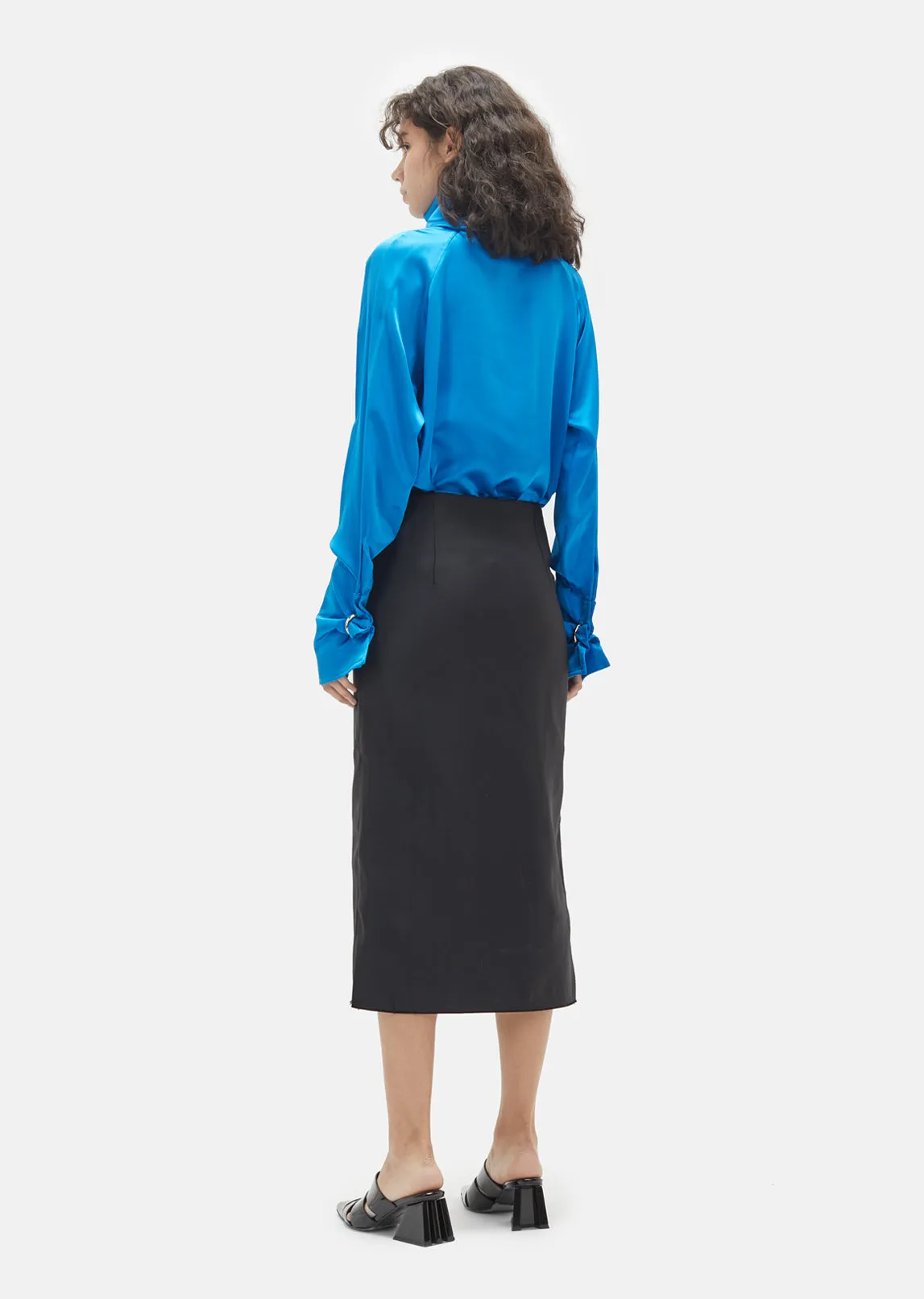 Drill Pencil Skirt