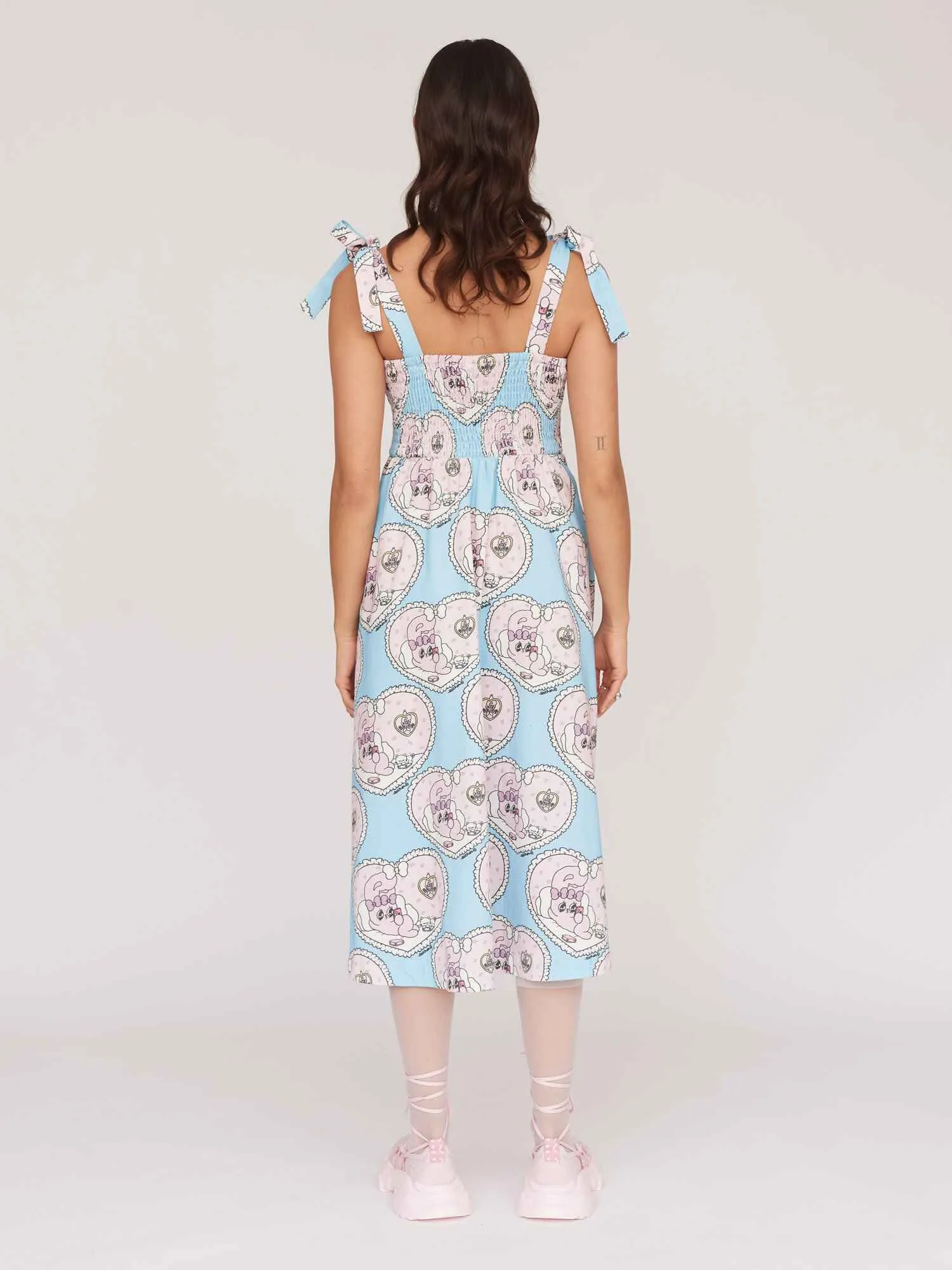 Esther x Lazy Oaf Tie Shoulder Dress