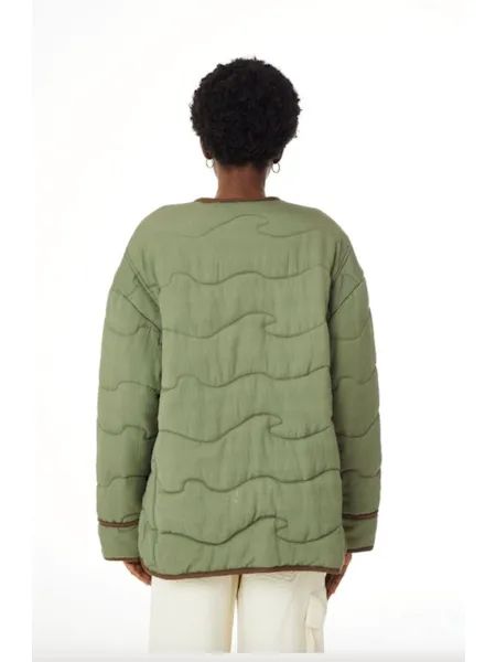 Find Me Now Quilted Knot Coat