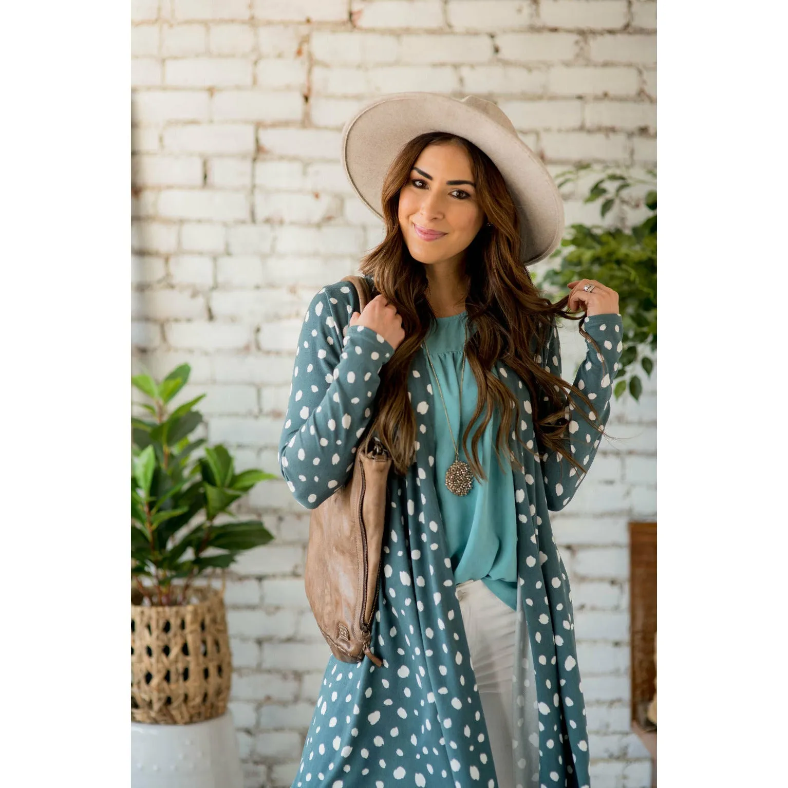 Flowy Lightweight Cheetah Tunic Cardigan