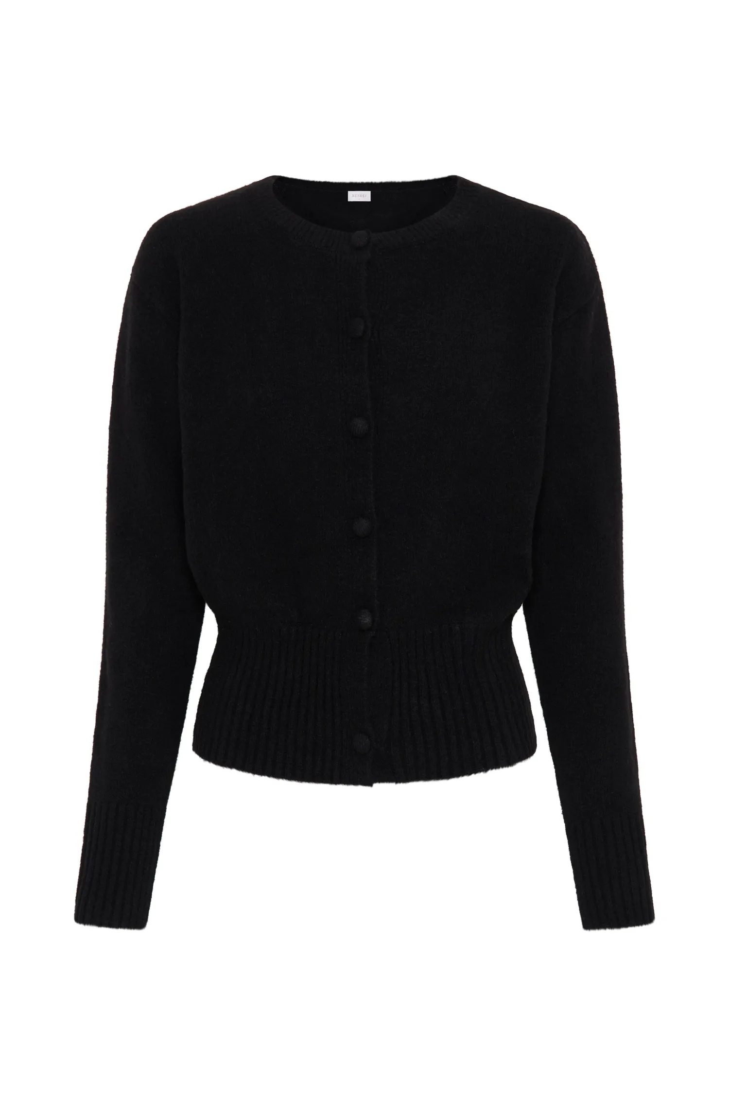 Genevieve Oversized Knit Cardigan - Black