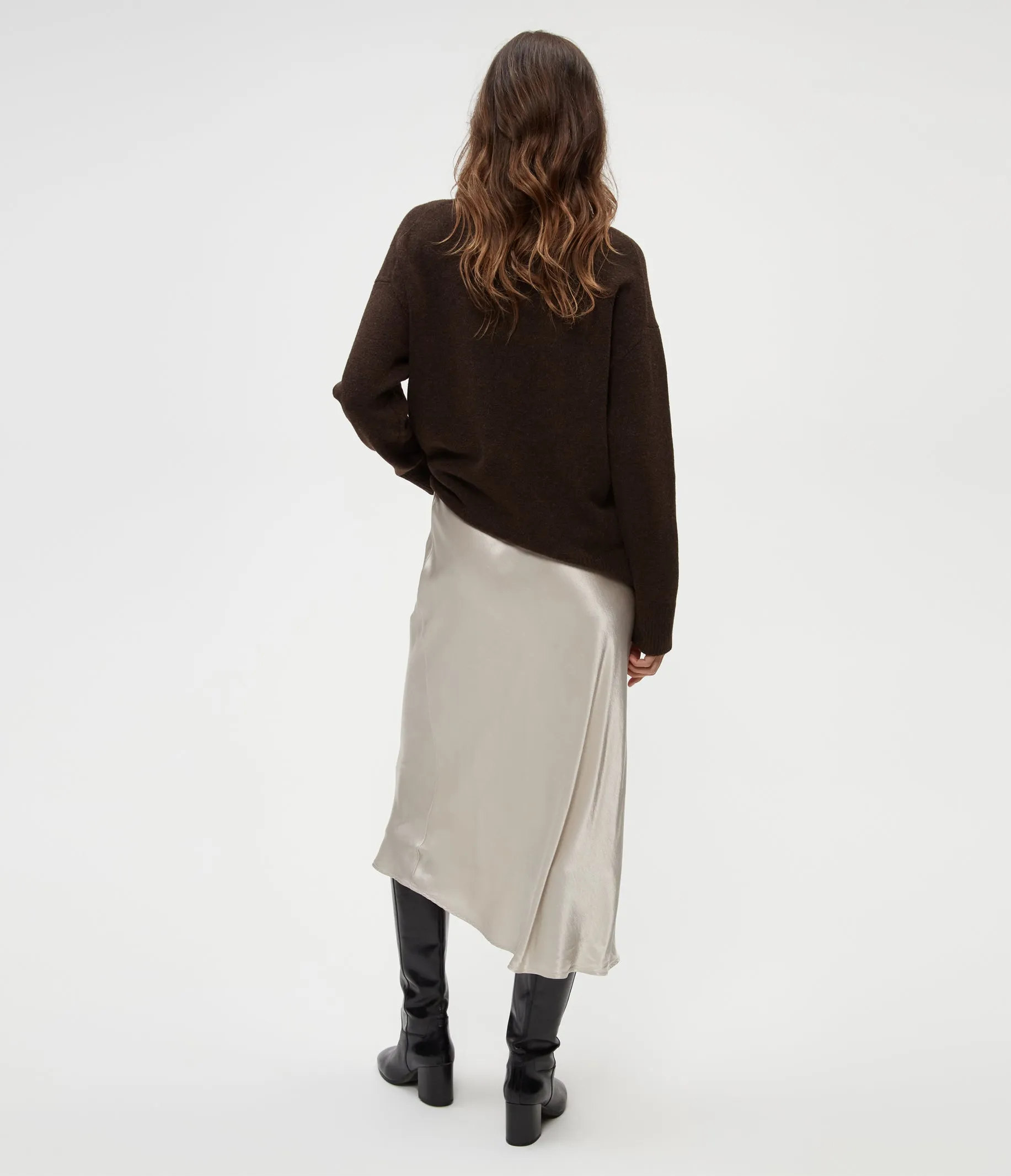 Leila Bias Midi Skirt