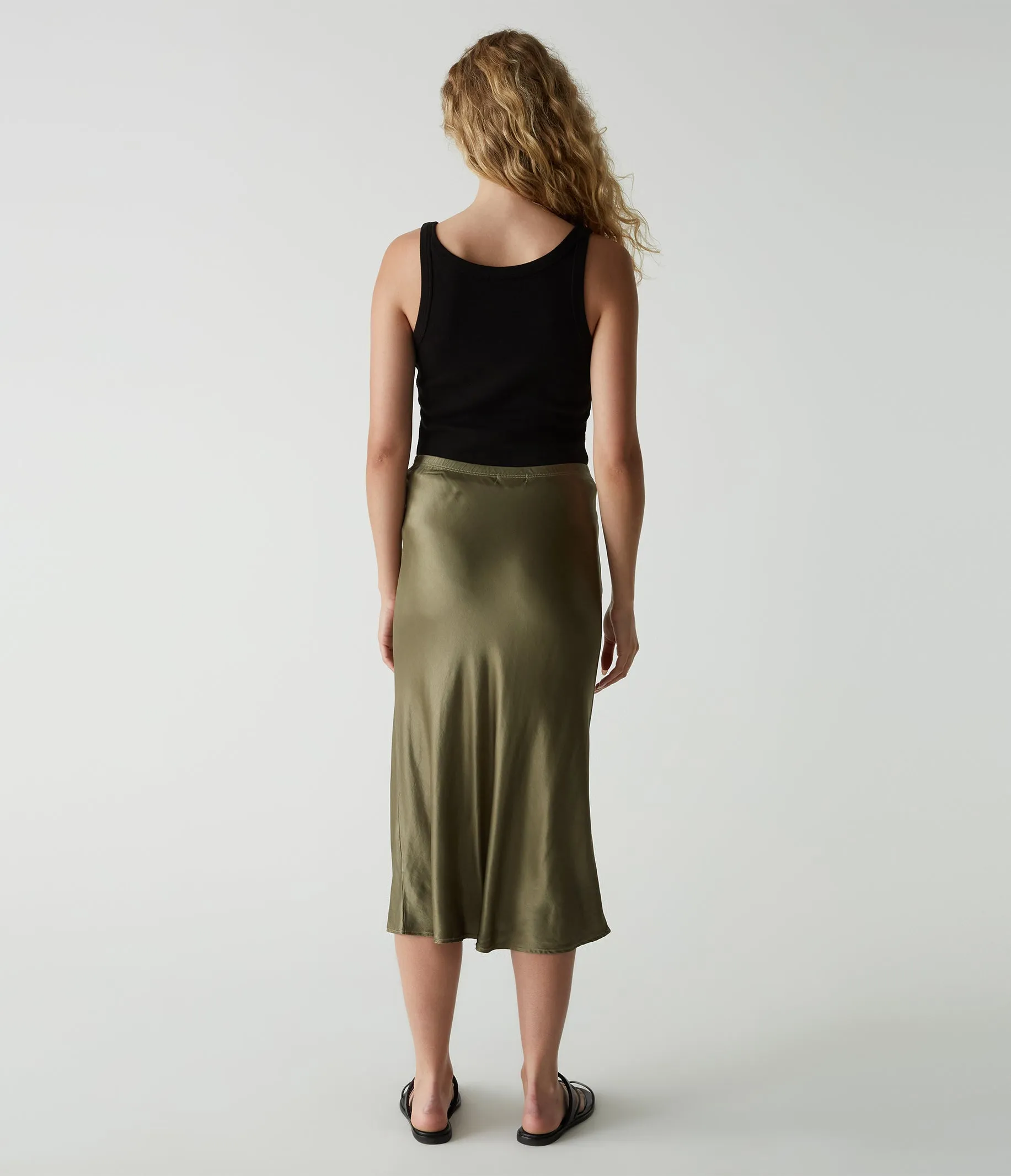 Leila Bias Midi Skirt