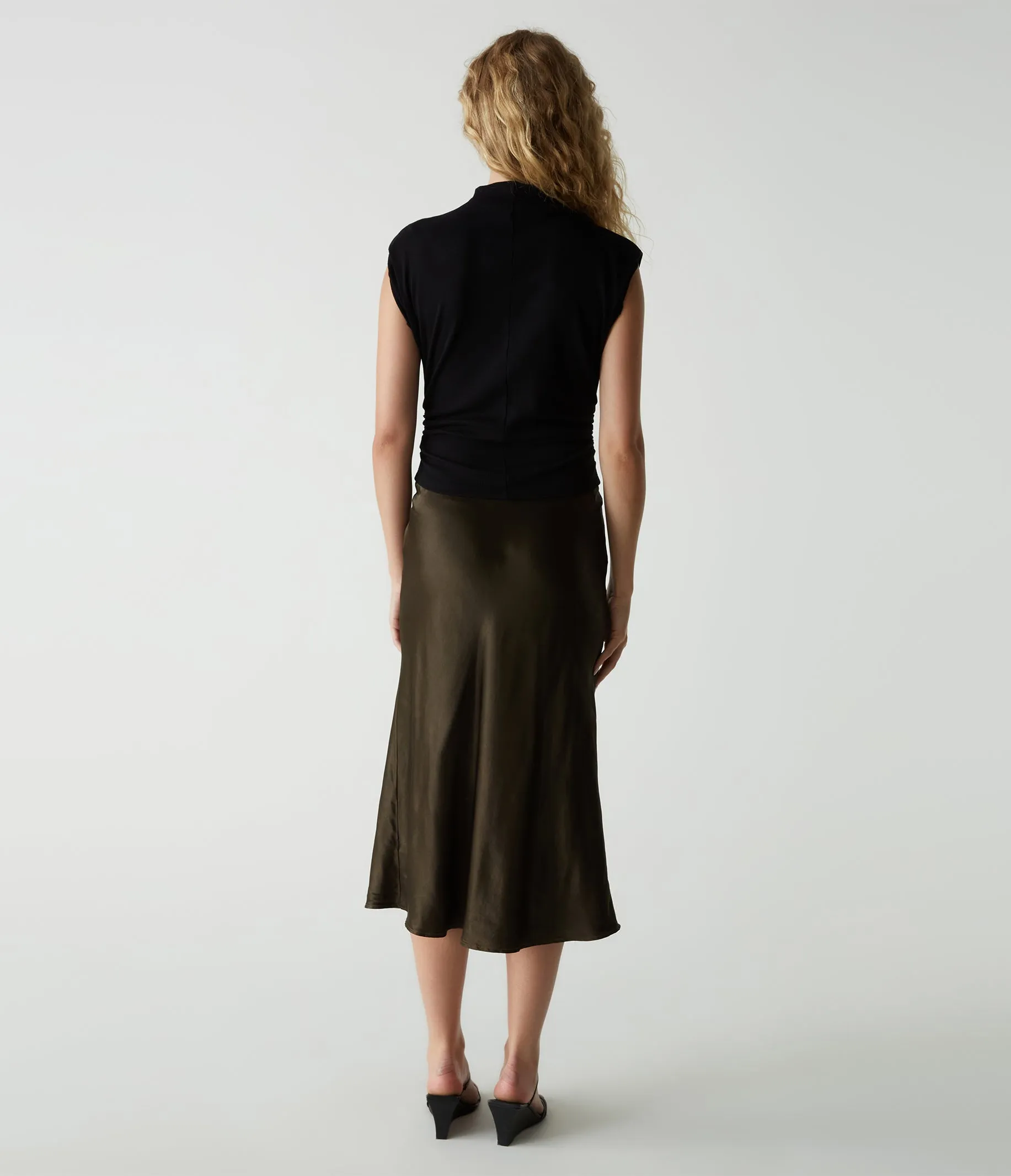 Leila Bias Midi Skirt