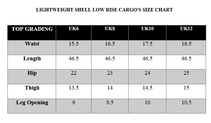 LIGHTWEIGHT SHELL LOW RISE CARGO'S-BEIGE