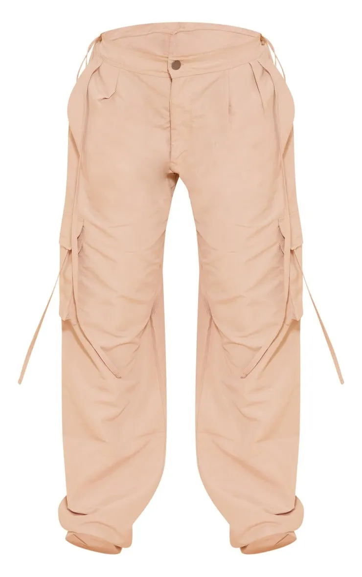 LIGHTWEIGHT SHELL LOW RISE CARGO'S-BEIGE