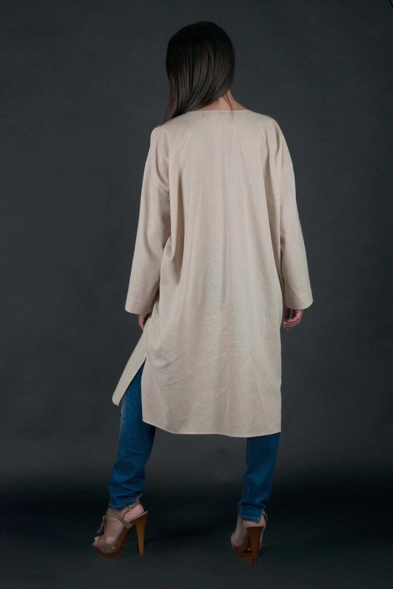 Long Linen Top Claudia