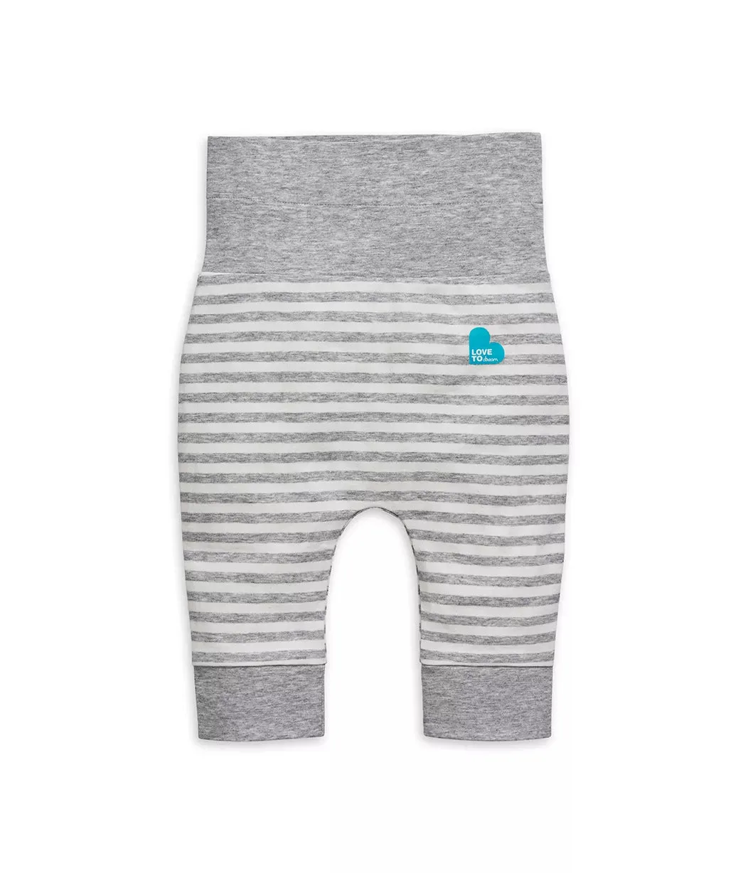 Love To Dream Cotton Leggings - Grey Stripe