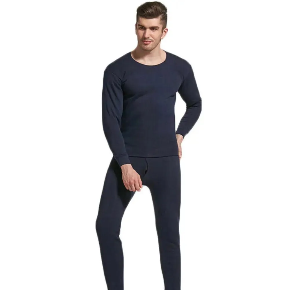 Men's Insulated Thermal Underwear Quick Dry Fleece Lined Base Layers for Winter Essentials