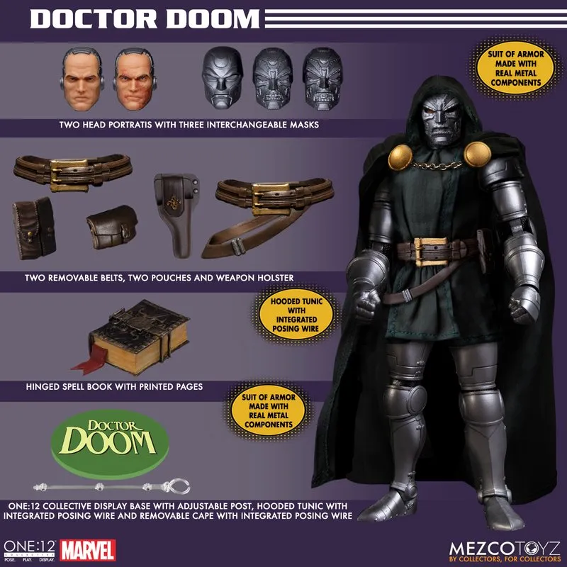 Mezco Toys ONE:12 Collective -  Marvel Universe Doctor Doom