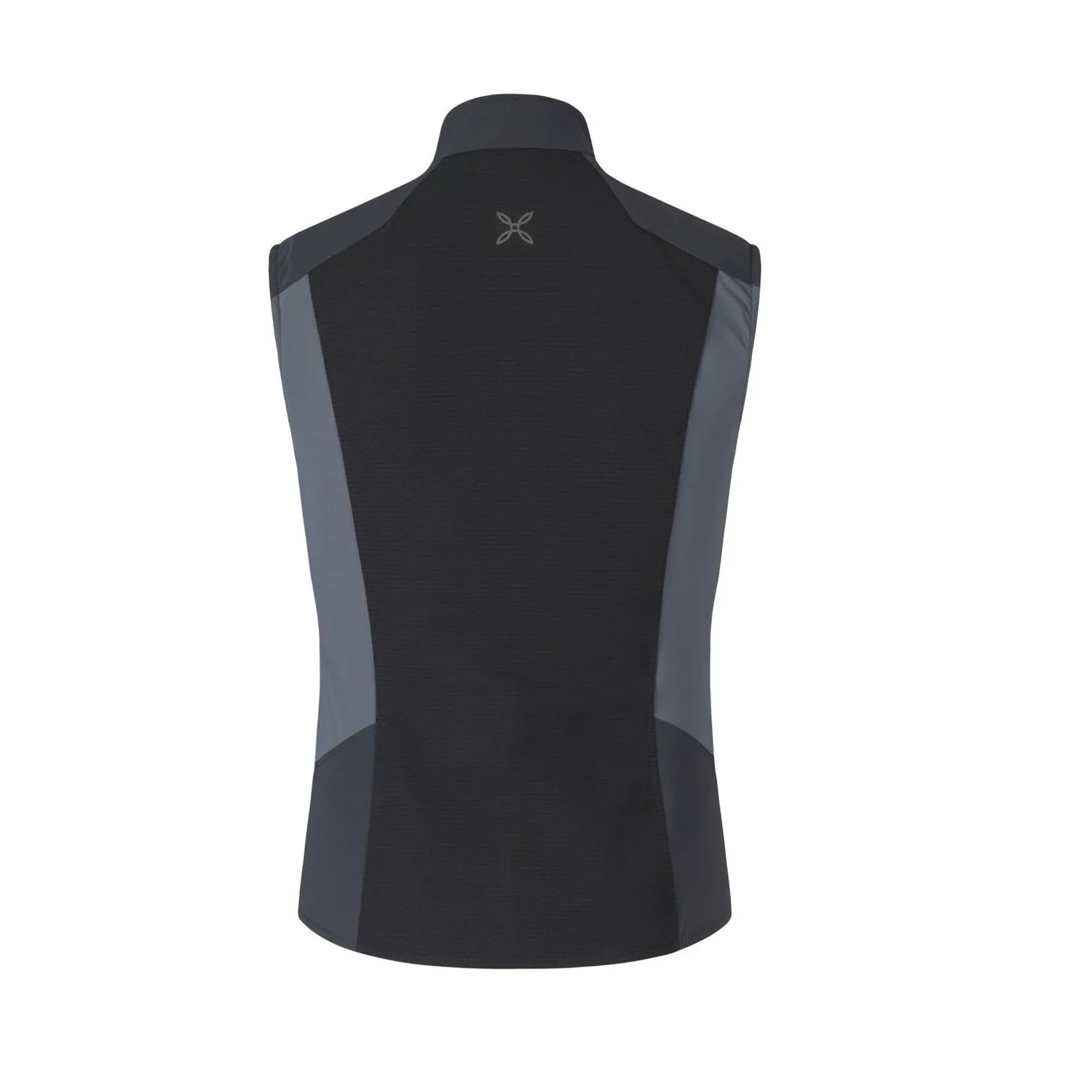 MONTURA PREMIUM WIND VEST GILET TECNICO UOMO ANTIVENTO SOFTSHELL - NERO/PIOMBO