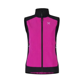 MONTURA WIND REVOLUTION VEST WOMAN GILET ANTIVENTO E TRASPIRANTE - COLORE: INTENSE VIOLET/NERO