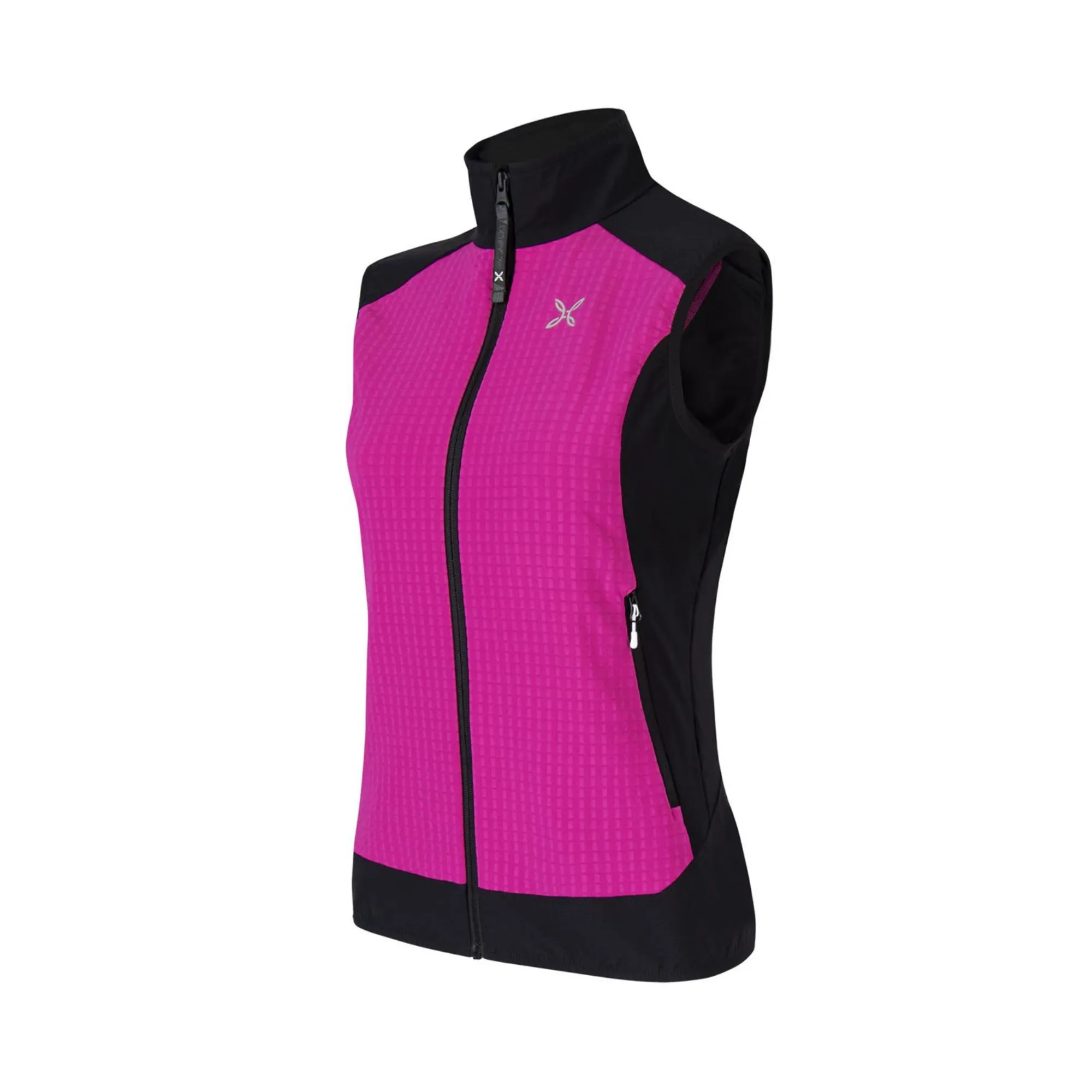 MONTURA WIND REVOLUTION VEST WOMAN GILET ANTIVENTO E TRASPIRANTE - COLORE: INTENSE VIOLET/NERO