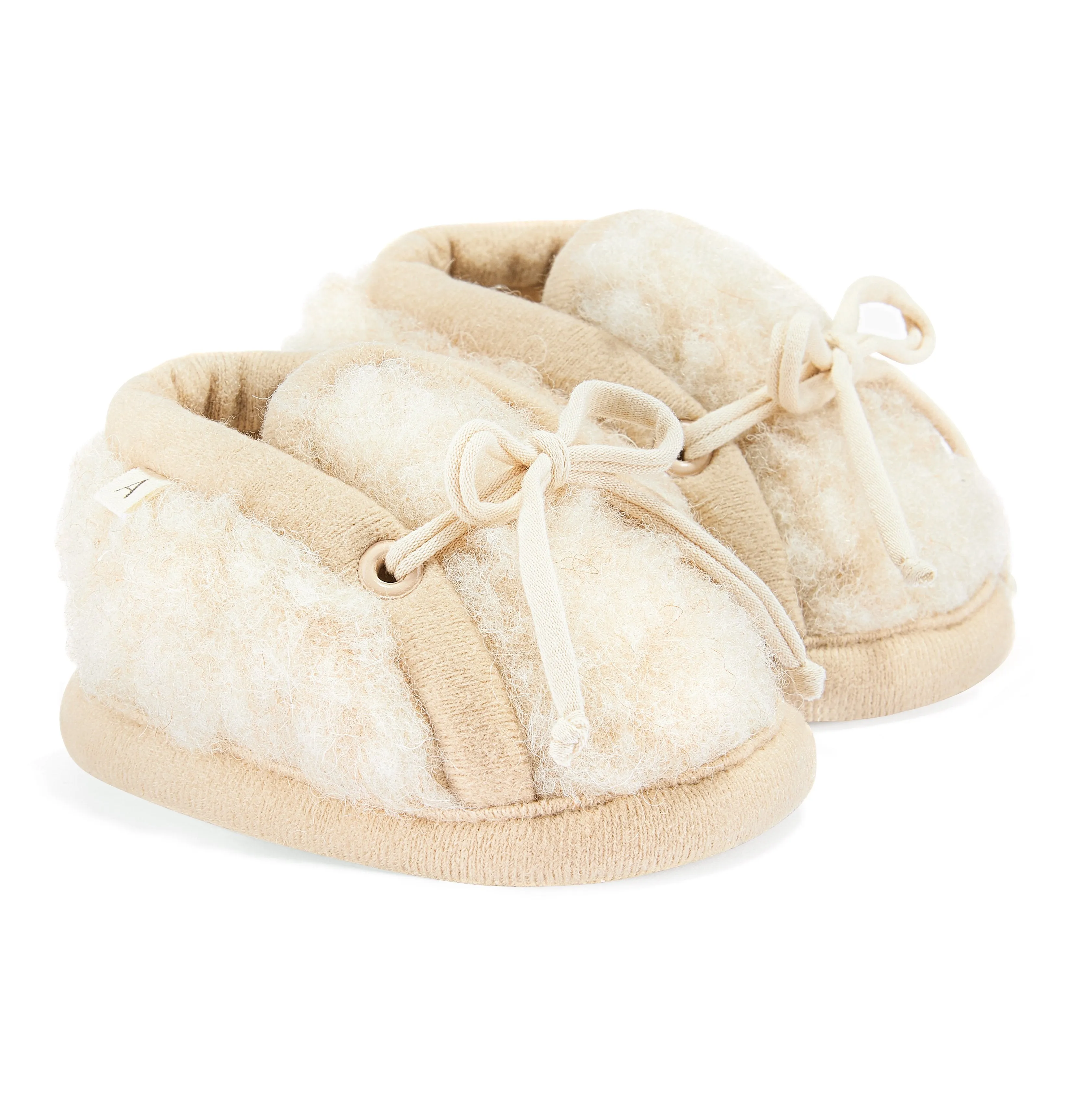 Nina Pure Wool Baby Shoes (Latte)