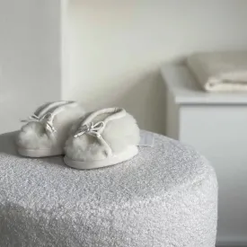 Nina Pure Wool Baby Shoes (Milk)