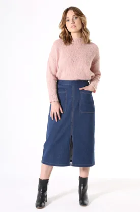 Olga De Polga - Demi A-Line Denim Skirt