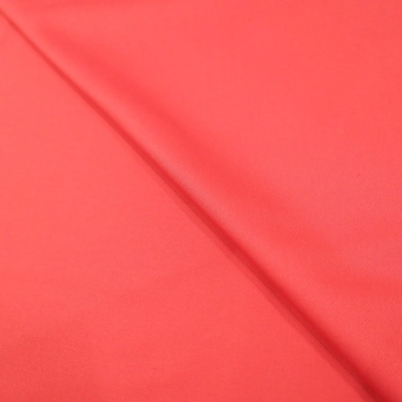 Orange Coral Solid Cotton Loro Piana Fabric