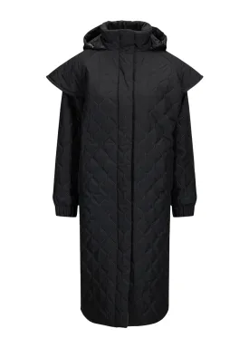 Quilted Tyfon Coat - New Black