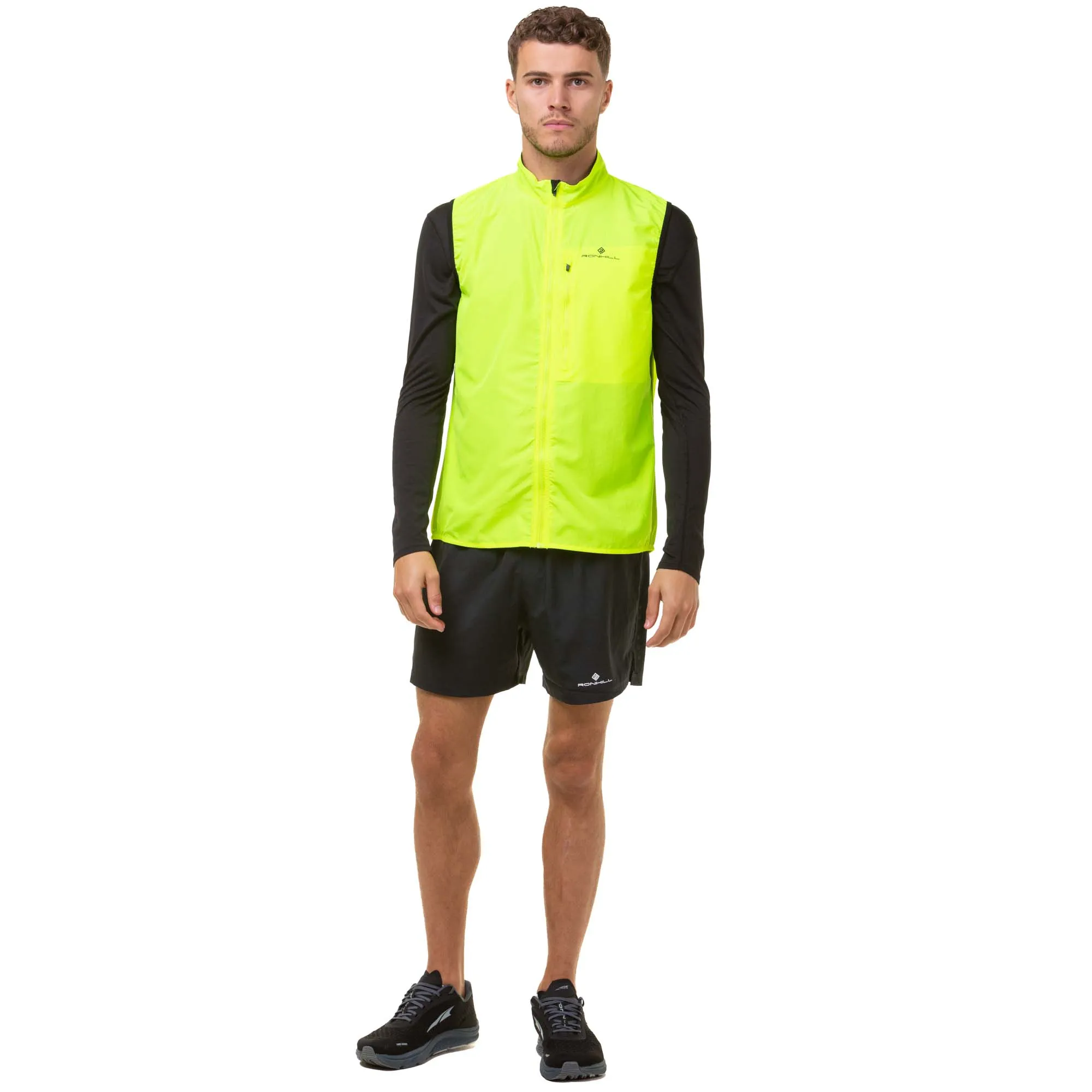 Ronhill | Men's Core Gilet - Fluo Yellow/Black