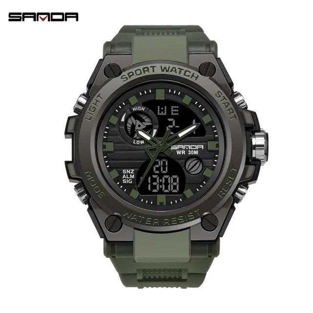 SANDA 30M Waterproof Sports Watch