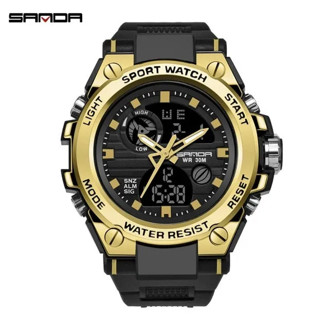 SANDA 30M Waterproof Sports Watch