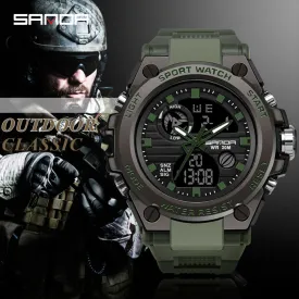 SANDA 30M Waterproof Sports Watch