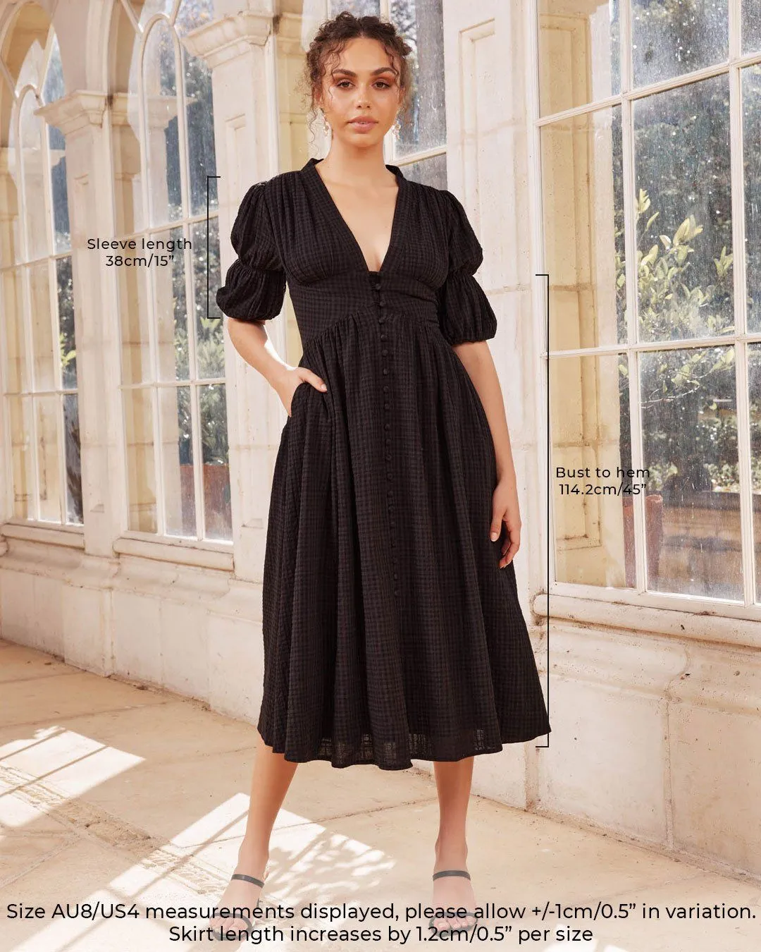 Simone Dress - Black