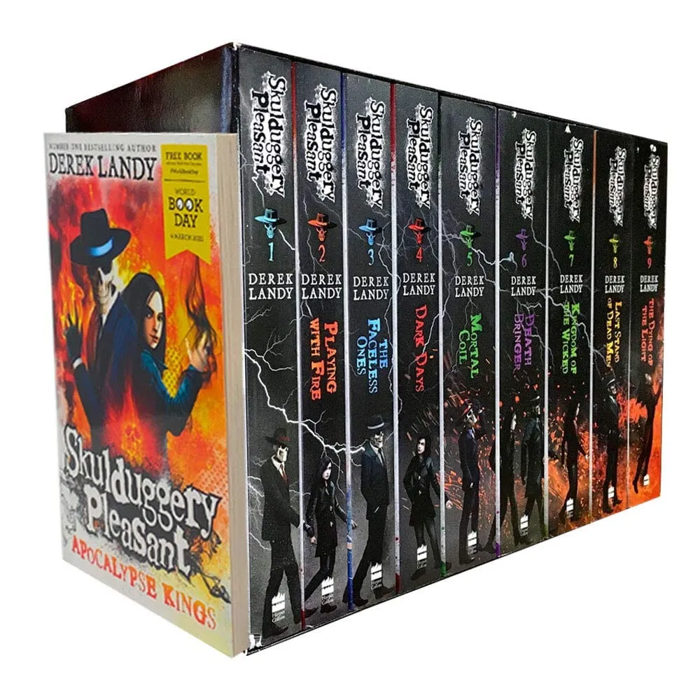 Skulduggery Pleasant By Derek Landy 10 Books Collection Box Set - Ages 9-12 - Paperback