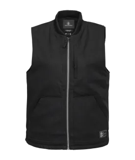 Stone Castine Gilet in Black