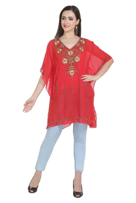 Traditional Kurti Lightweight Embroidered Tunic Gown