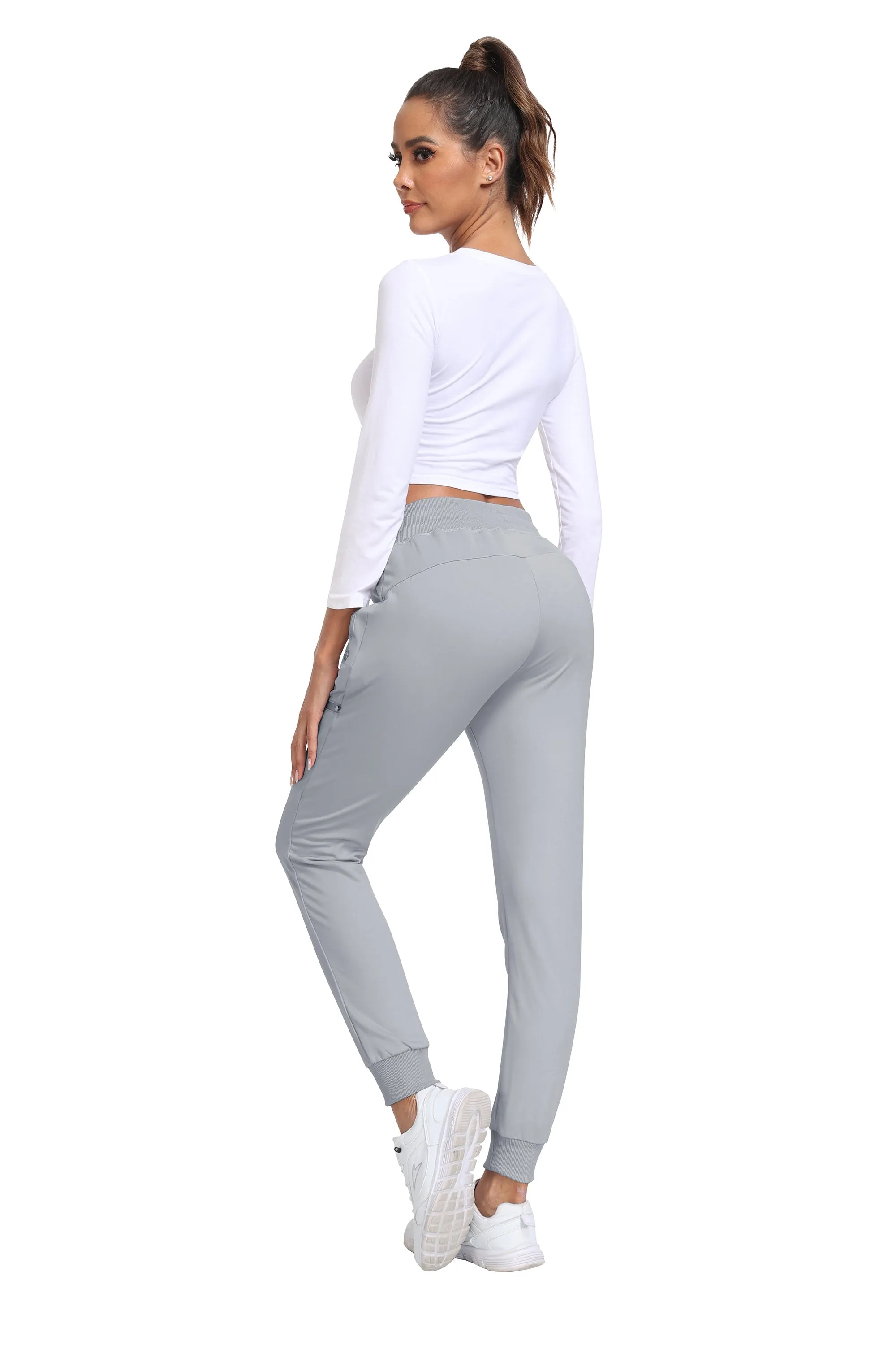 Women's Workwear Jogging High Waist Sweat pants