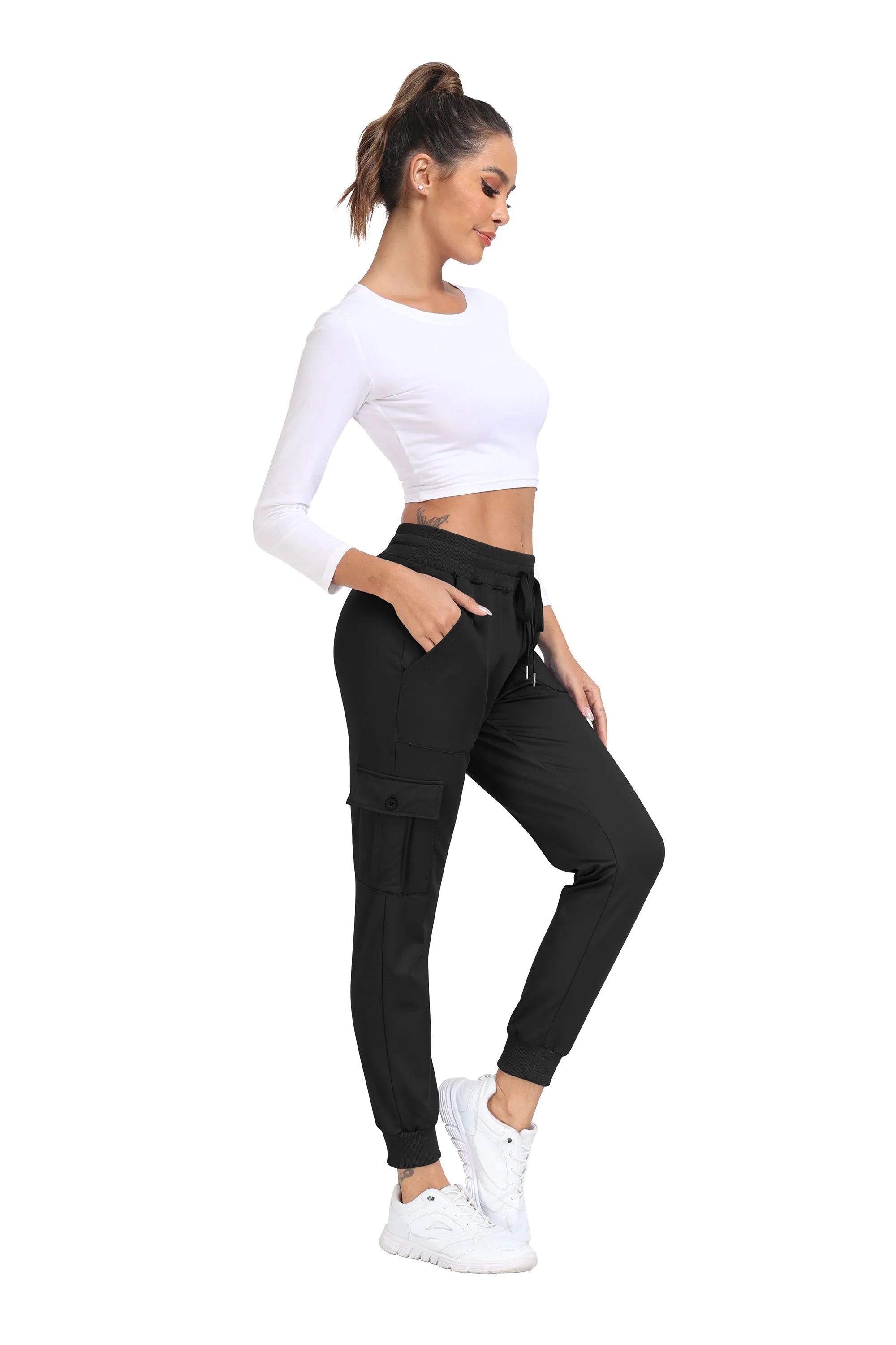 Women's Workwear Jogging High Waist Sweat pants