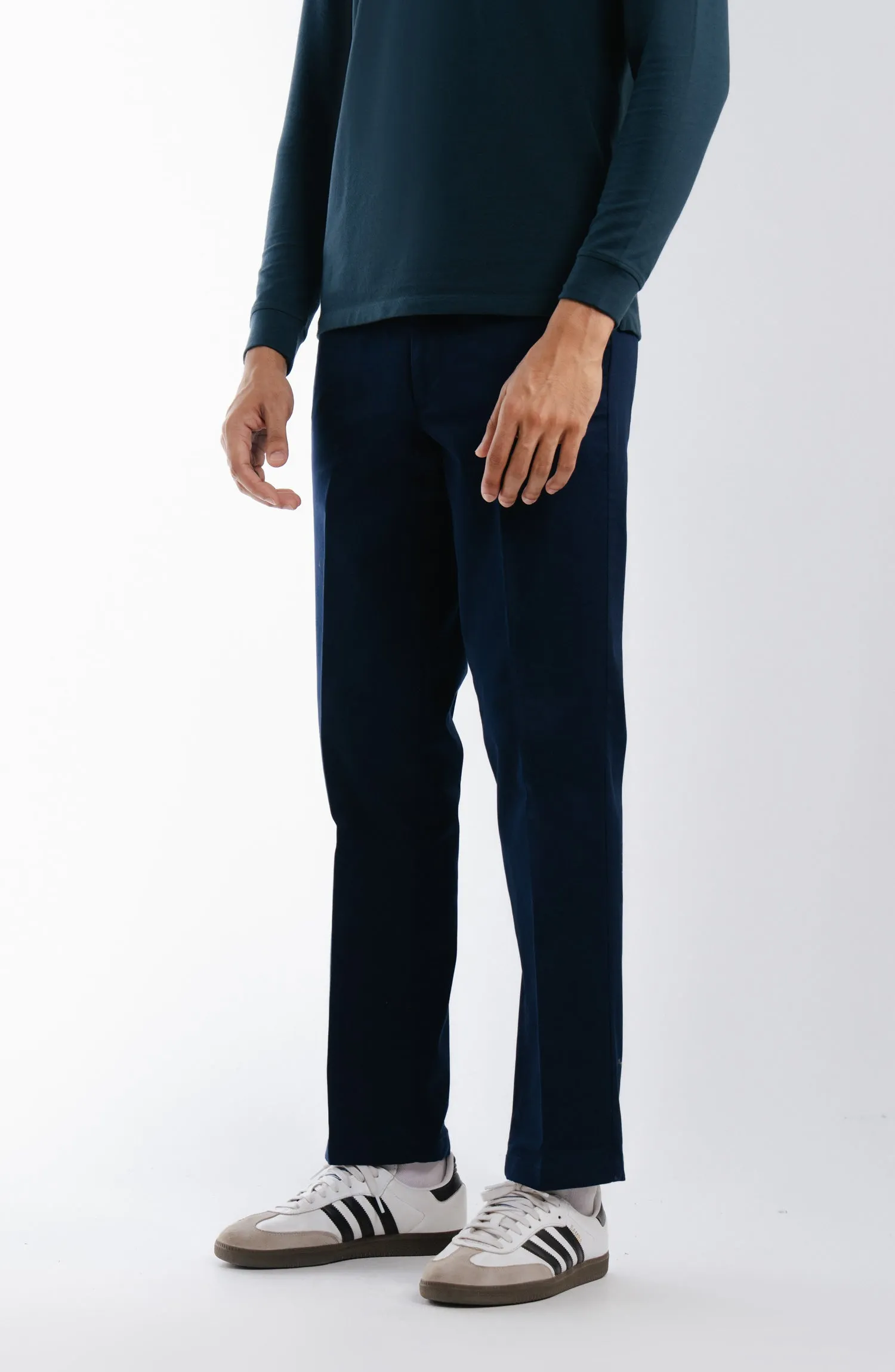 Wrinkle Free Pants - Navy Blue